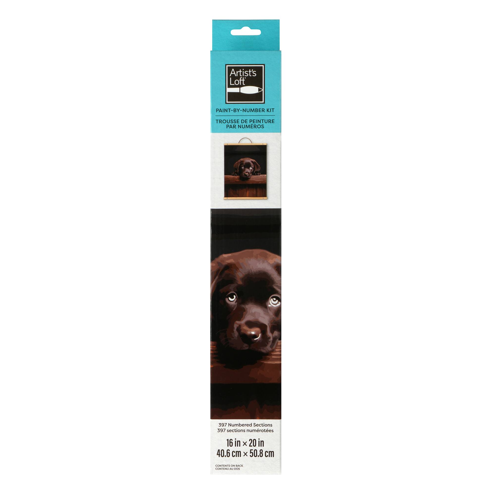 16" x 20" Black Lab Paint-by-Number Kit by Artist's Loft®